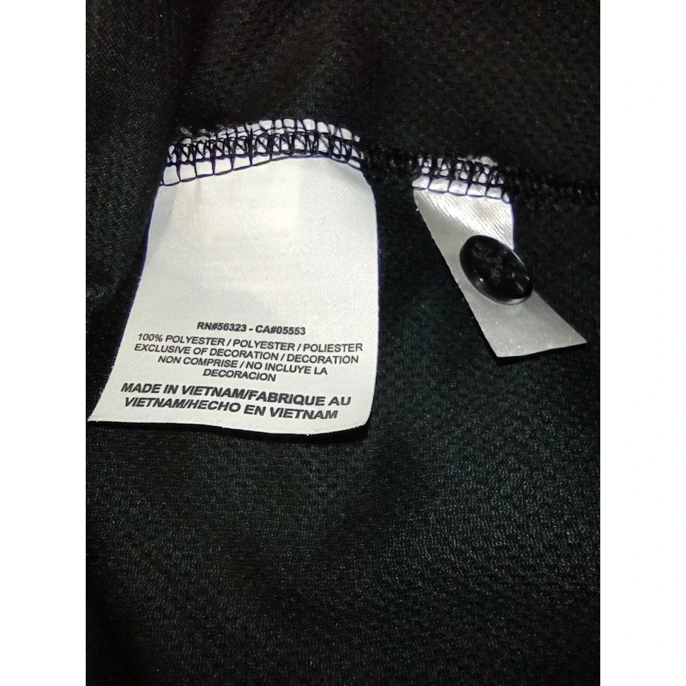 Nike Polo Shirt Men's XL Royal Heirs Logo Black Golf Athleisure  Short Sleeve